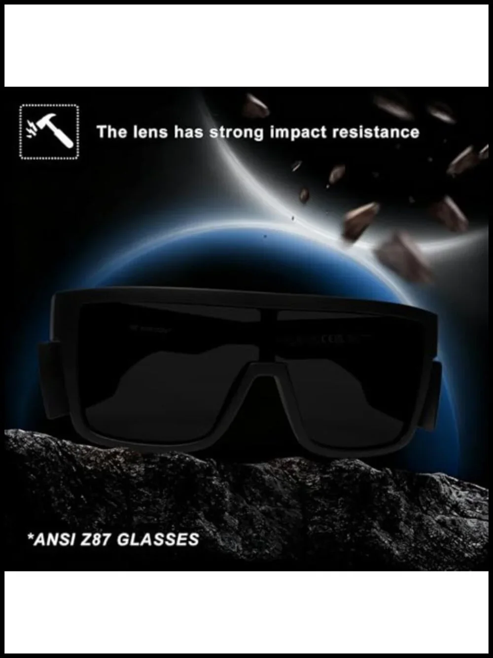 TR90 Ultralight XL Sunglasses UV400 Protection Wrap Around